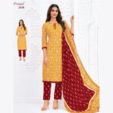 Pranjul Cotton Straight Pant Salwar Suit - P2658